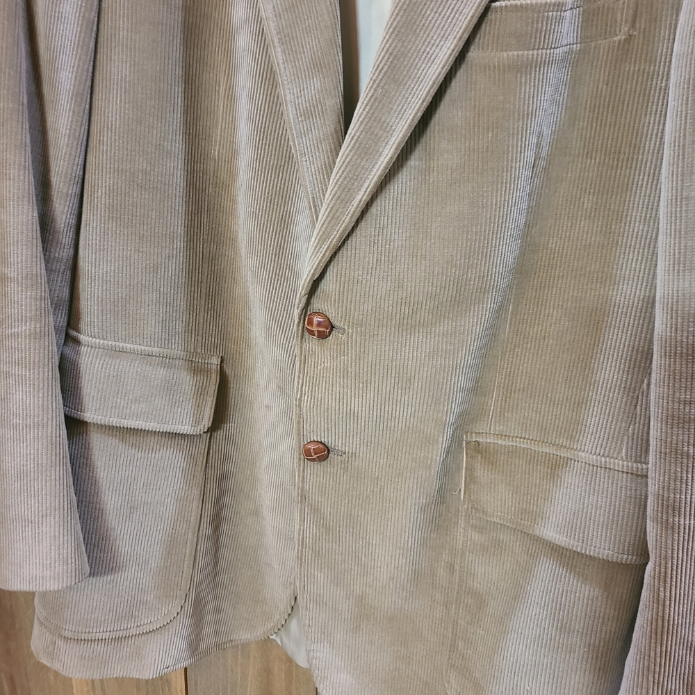 On Running Taupe Corduroy Sport Coat